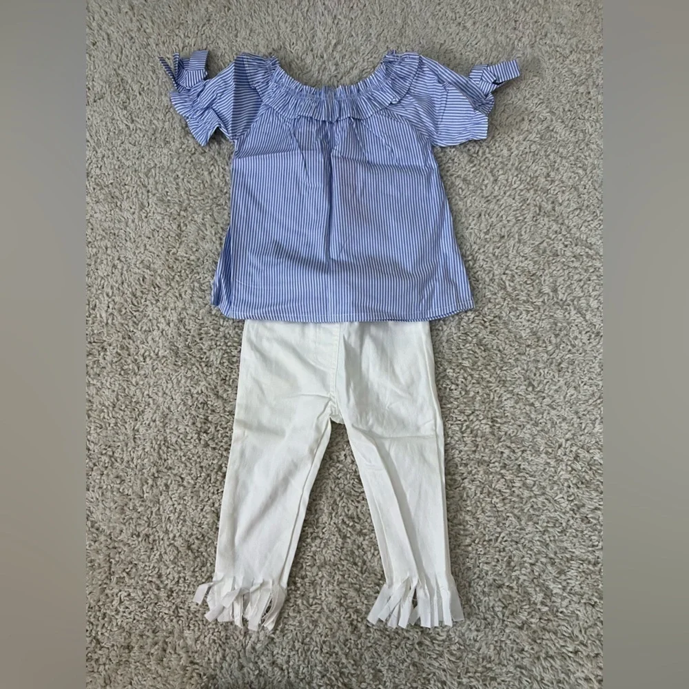 Girls Size 4T Shirt + Pants Set NWT